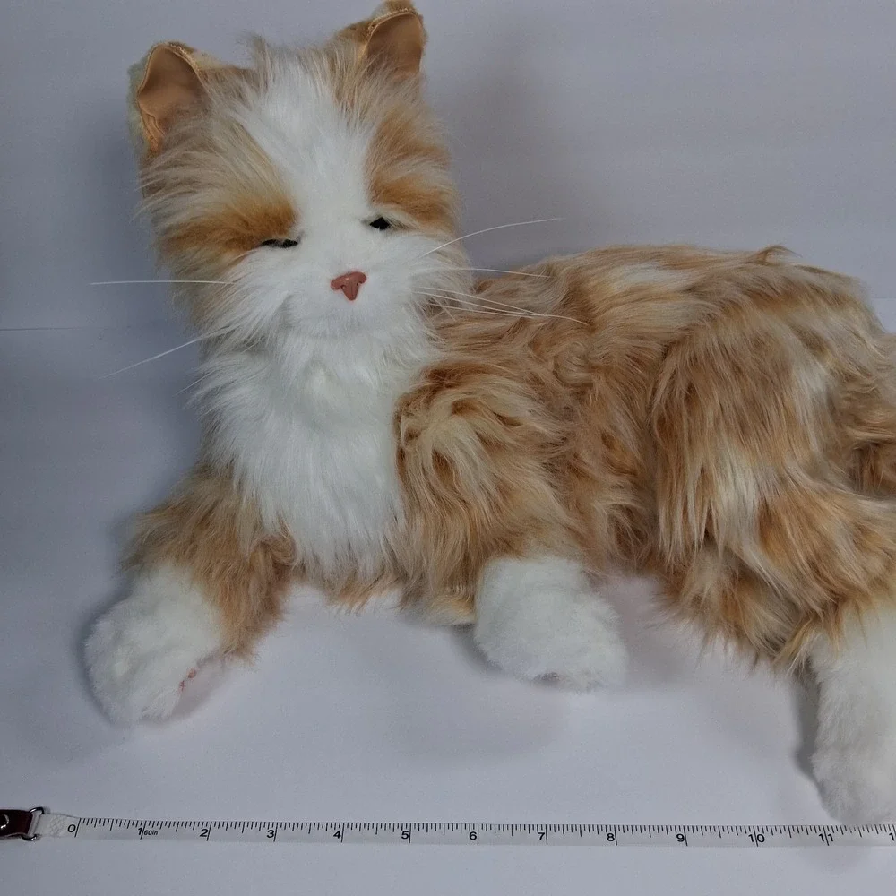 Animated Orange Tabby Cat Interactive Lifelike Joy For All Companion Pet